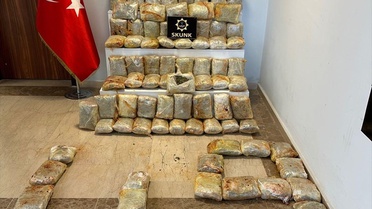 Muş'ta 60 Kilogram Esrar Ele Geçirildi