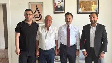 Nurdağı Kaymakamı Şehit Babasını Ziyaret Etti