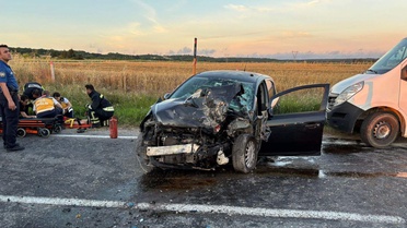 Tekirdağ'da Kaza: 1 Ölü, 2 Yaralı