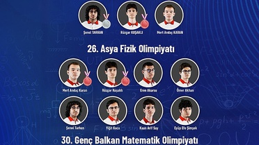 Türkiye Bilim Olimpiyatları'nda Başarı
