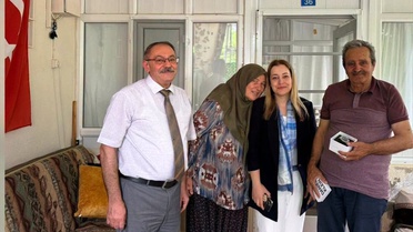 Kaymakamdan şehit babalarına ziyaret