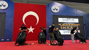 Elazığ'da Uluslararası Kuaförler Şampiyonası