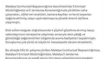 Malatya'da Kayıp Aysel Yıldırım Cinayete Kurban Gitti