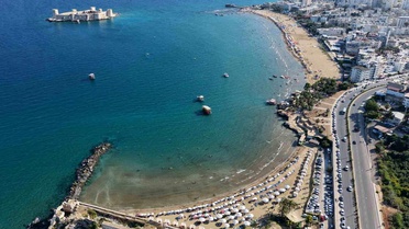 Mersin Kızkalesi'nde Yoğun Sıcaklık ve Tatil Hazırlıkları