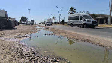 Silopi'de kanalizasyon suları 6 yıldır İpek Yolu Bulvarı'na akıyor