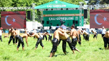 64. Geleneksel Çalı Güreşleri'nde başpehlivan Erkan Taş, güreş ağası Mustafa Cebeci oldu