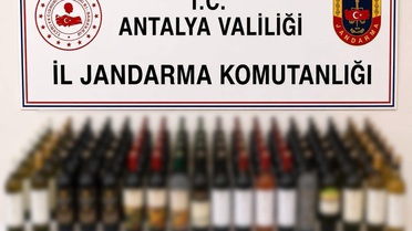 Alanya'da 108 litre kaçak alkol operasyonu