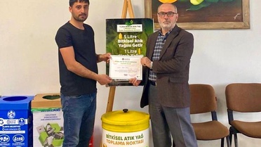Alanya'da 3 ayda 572 litre atık yağ geri dönüşüme kazandırıldı