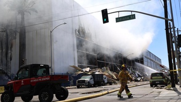 Los Angeles'ta Büyük Depo Yangını