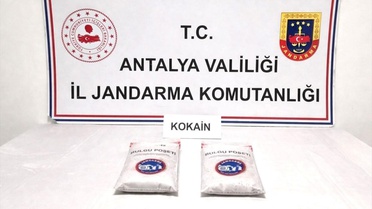 Antalya'da 1,375 kg Kokain Ele Geçirildi