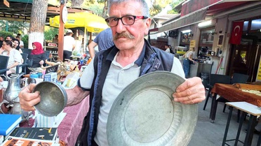 Burhaniye'de İshak Paşa tabağı mezatta 7 bin 500 TL