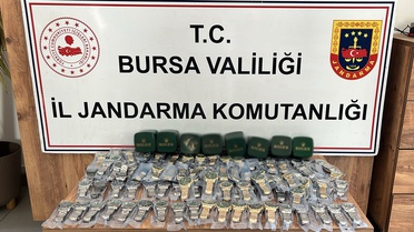 İnegöl'de Gümrük Kaçağı Saat Operasyonu