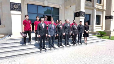 Denizli heyetine Azerbaycan'da sıcak karşılama