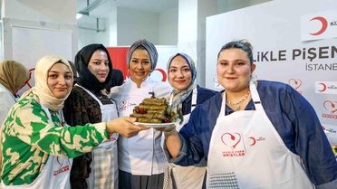 Kızılay'dan Depremzedelere Mutfak Atölyesi