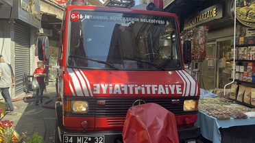Fatih'te Tekstil Atölyesinde Yangın