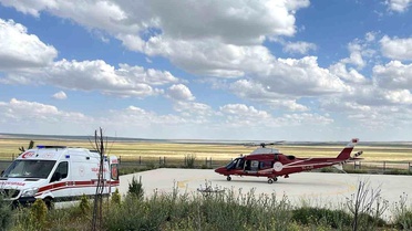 Kalp Krizi Geçiren Hasta Helikopterle Konya'ya Sevk Edildi