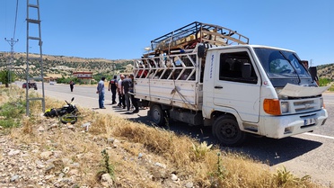 Besni'de trafik kazası: Motosiklet sürücüsü öldü