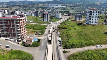 Samsun'un 5 ilçesinde ulaşım yatırımları sürüyor