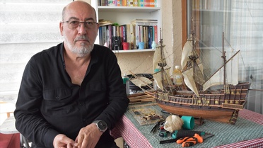 Şehit babasının maket gemiyle acısına çare
