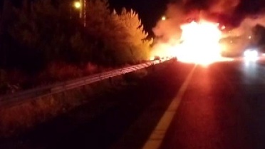 Gaziantep'te Tır Yangını: Araç Kül Oldu