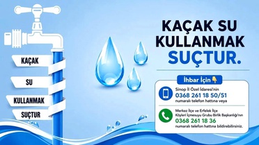 Sinop'ta Kaçak Su Kullanımına Cezalar