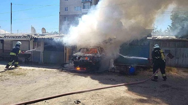 Tekirdağ'da Otomobil Yangını Korku Yarattı