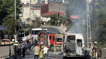 Minibüs Alev Alev Yandı