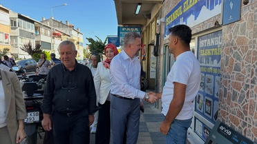 Milletvekili Özcan Şarköy'de Esnafa Ziyaret