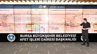 Bursa'nın afet planı AKOM'da masaya yatırıldı