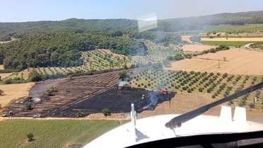 Çanakkale'de Yangın Kontrol Altına Alındı