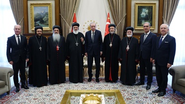 Cumhurbaşkanı Erdoğan, Süryani Patriği'ni kabul etti