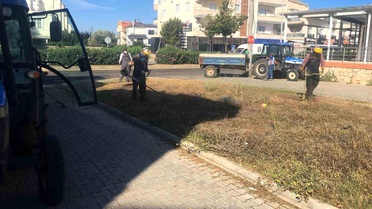 Didim Belediyesi yeşil alanlarda bakım çalışmalarını sürdürüyor
