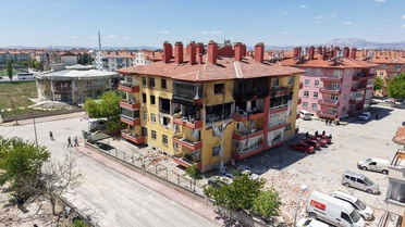 Konya'da Doğal Gaz Patlaması