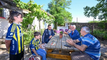 Vali Turan Aile Ziyaretlerine Devam Ediyor