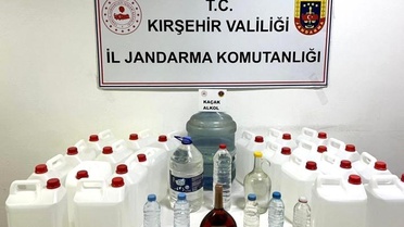 Kırşehir'de Kaçak Alkol Operasyonu