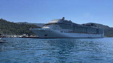 Marmaris'te Kruvaziyer Turist Akını