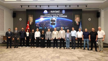 Meteoroloji uydusu KAY-SAT için Melikgazi Belediyesi'nde işbirliği protokolü