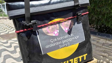 Eskişehirli Motokuryeden Esprili Uyarı