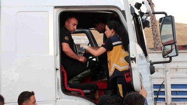 Cizre'de Tır Çarpışması: 2 Yaralı