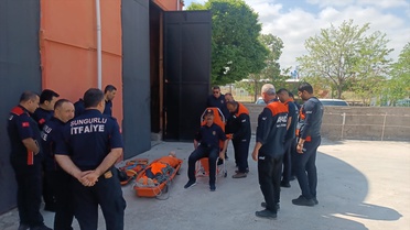 Çorum'da İtfaiye Personeline AFAD Eğitimi