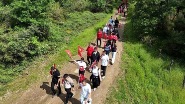 Düzce'de gençler sporla hem eğleniyor hem güçleniyor