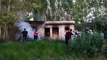 Erciş'te Yangın Kontrol Altına Alındı