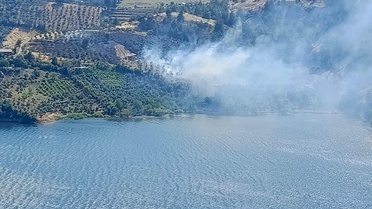 Kahramanmaraş'ta ziraat yangını kontrol altına alındı