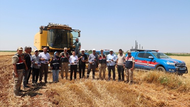 Kilis'te Dron ile Anız Yangını Denetimi