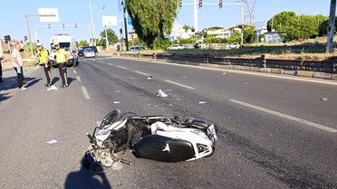 Nazilli'de Motosiklet Kazası: 1 Yaralı