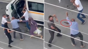 'Kadına laf atma' kavgasında ortalık savaş alanına döndü