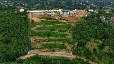 Trabzon'da 850 metrelik dev dağ kızağı tamamlandı