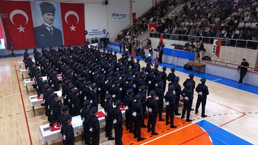 Amasya'da 162 Polis Adayı Mezun Oldu
