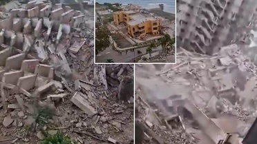 Art arda 2 deprem ülkeyi yerle bir etti! Görüntüdeki çığlıklar yürek dağladı