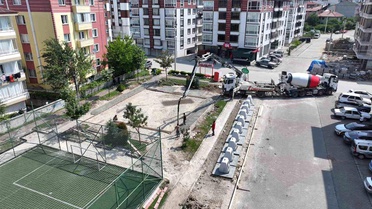 Bolu'da Şehit Parkına Modern Yenileme